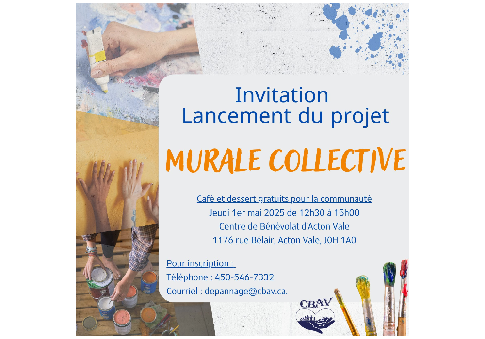 Lancement de la murale collective